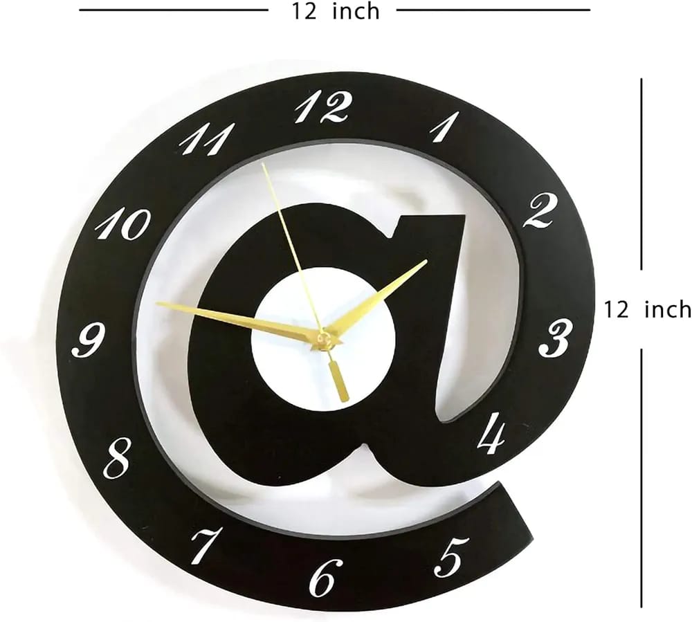 3D Wooden Wall Clock – Modern Decorative Home & Office Wall Art