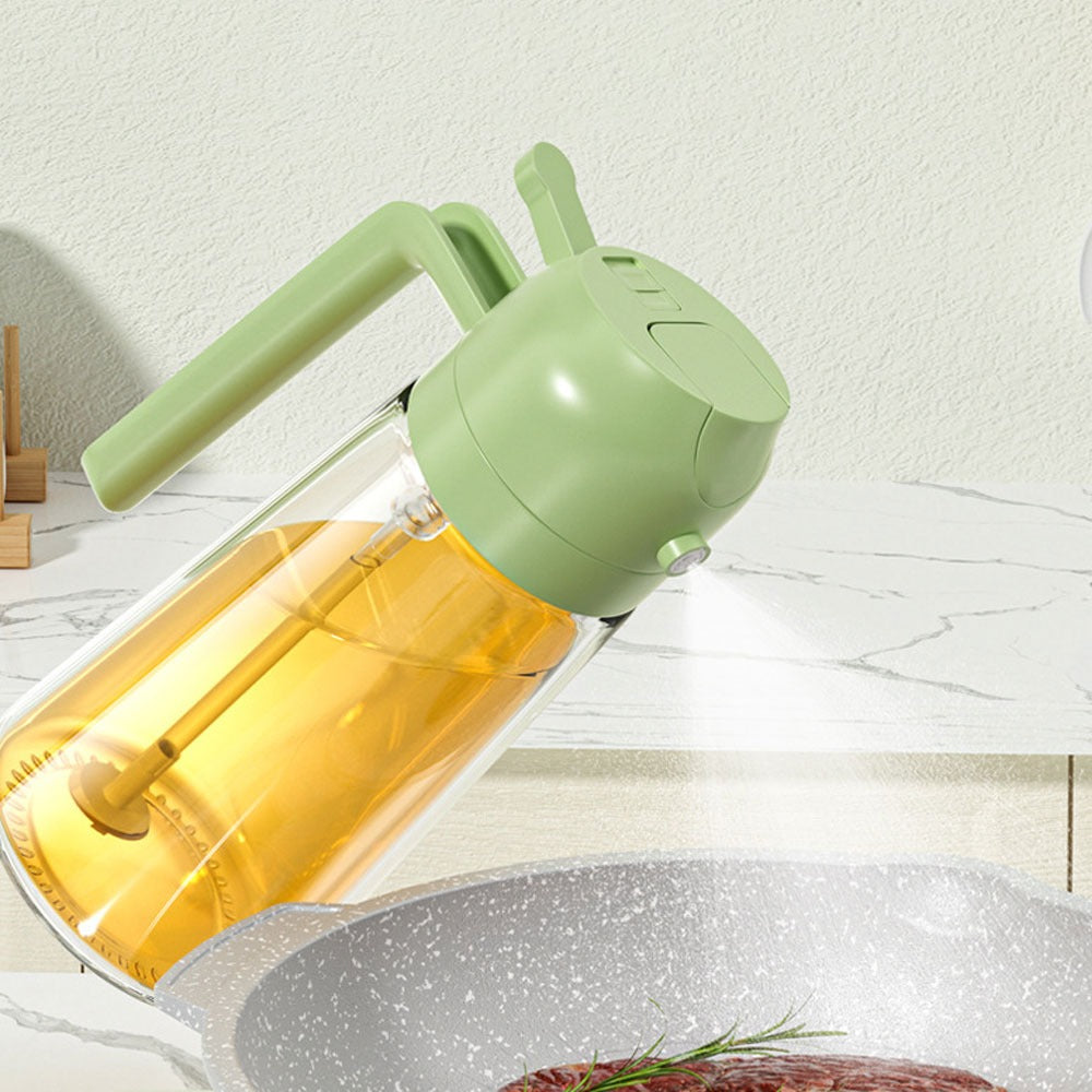 2-in-1 Oil Sprayer Bottle – Kitchen Cooking & Baking Oil Dispenser
