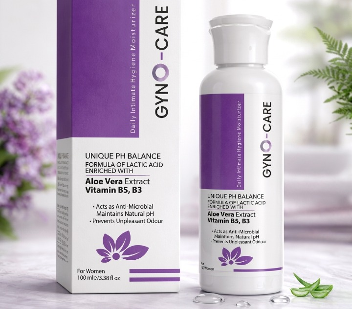 GYNO CARE Daily Intimate Hygiene Moisturizer – pH Balanced Care with Aloe Vera & Vitamins