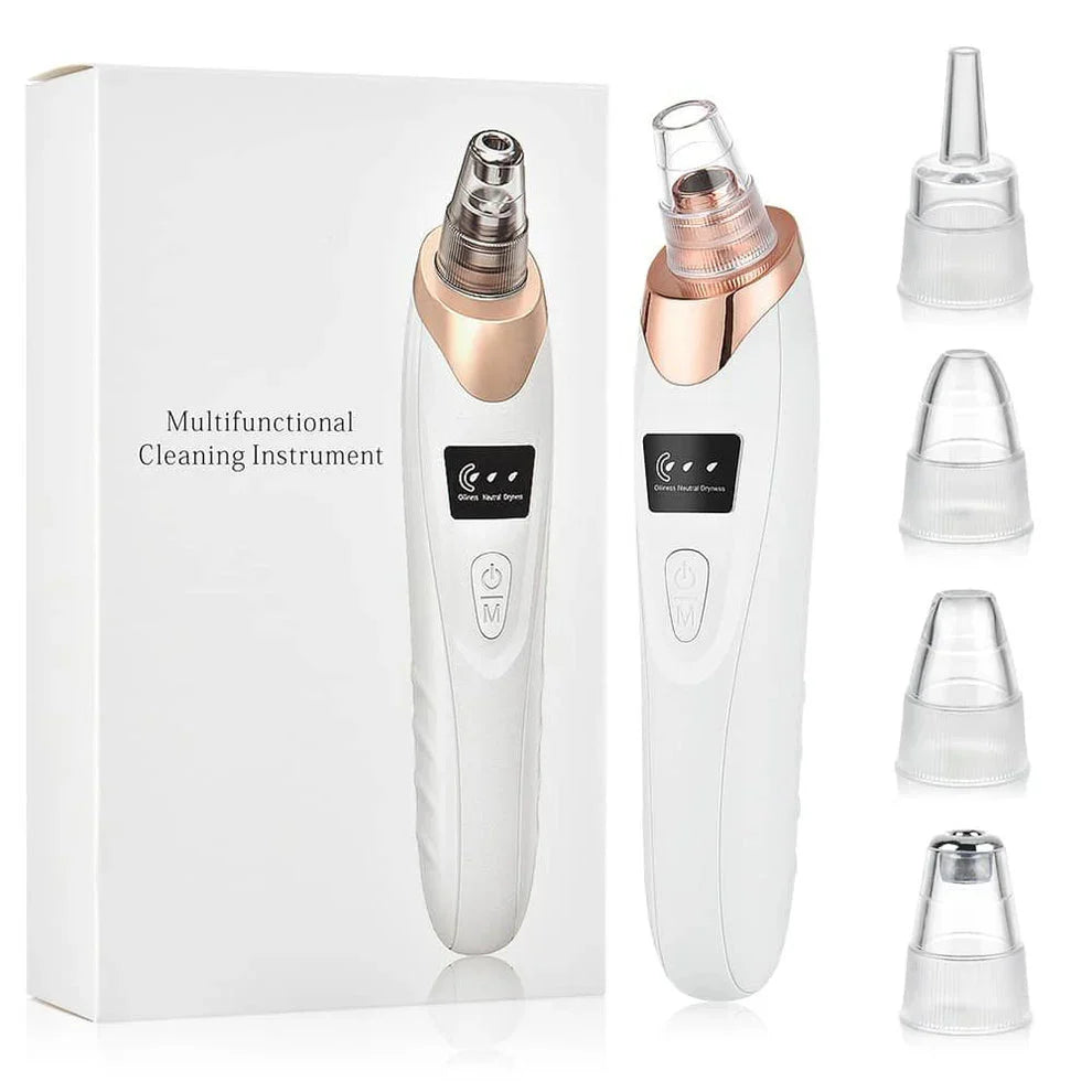 5-in-1 Rechargeable Blackhead Remover Machine – Facial Vacuum Pore Cleaner