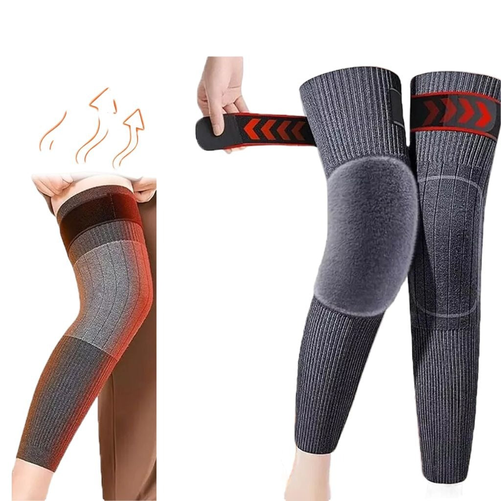 Unisex Winter Wool Thermal Knee Warmers – Pair of Knee Support & Warmers