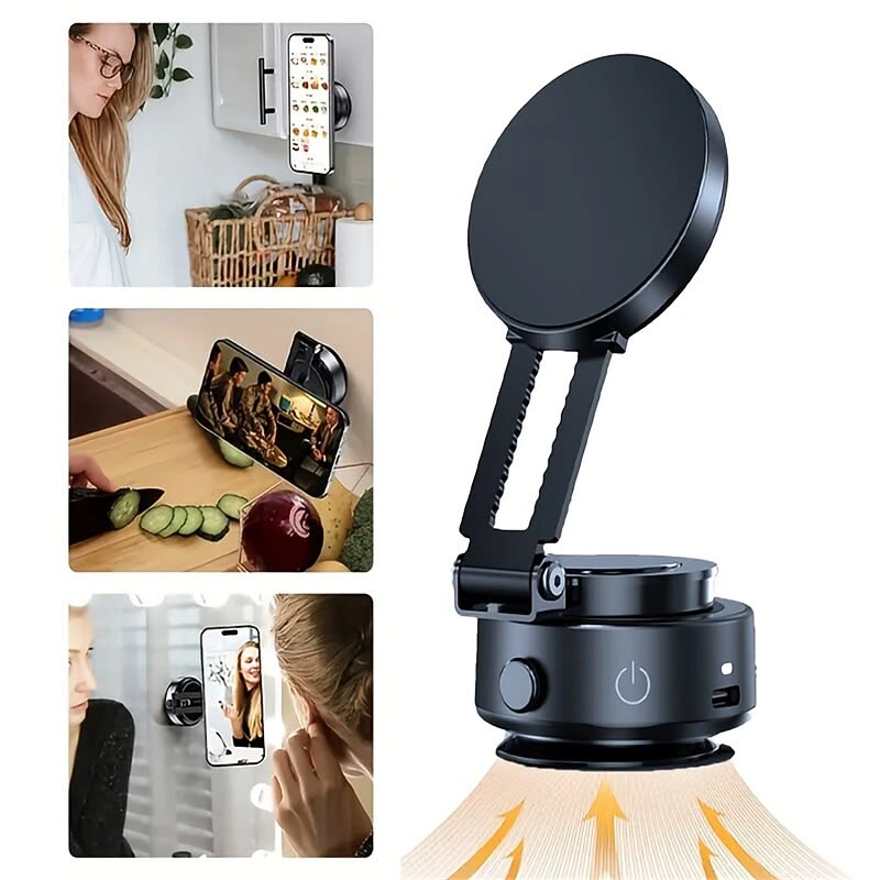360° Rotating Magnetic Car Phone Holder – Strong Suction Dashboard Mount