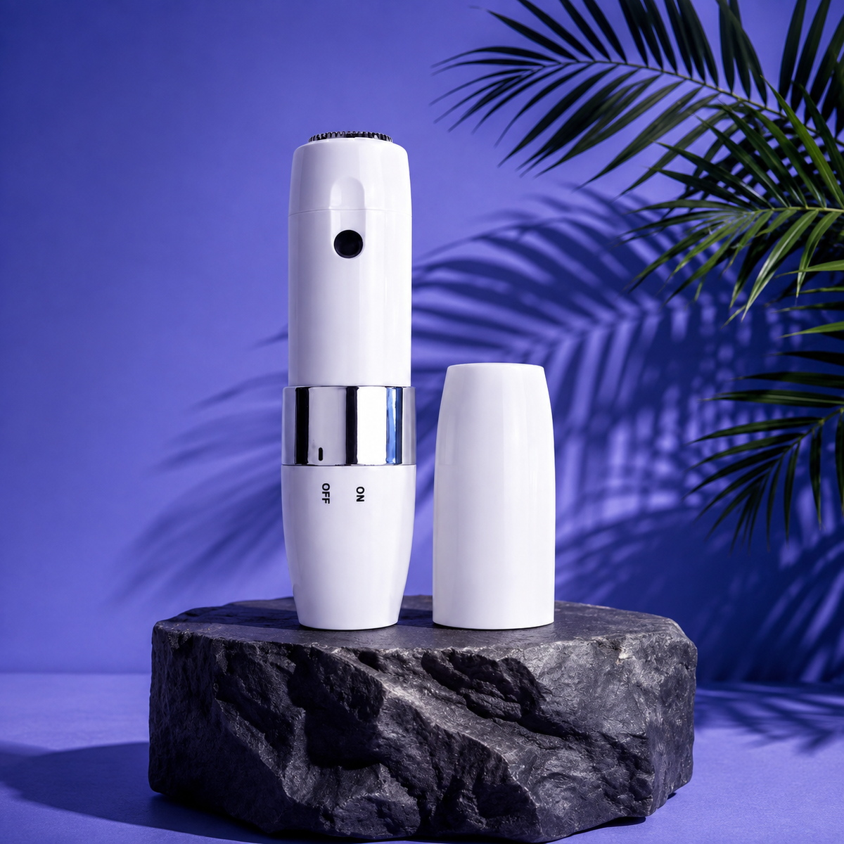 Flawless Mini Hair Remover – Portable Facial Shaver with Smart Light