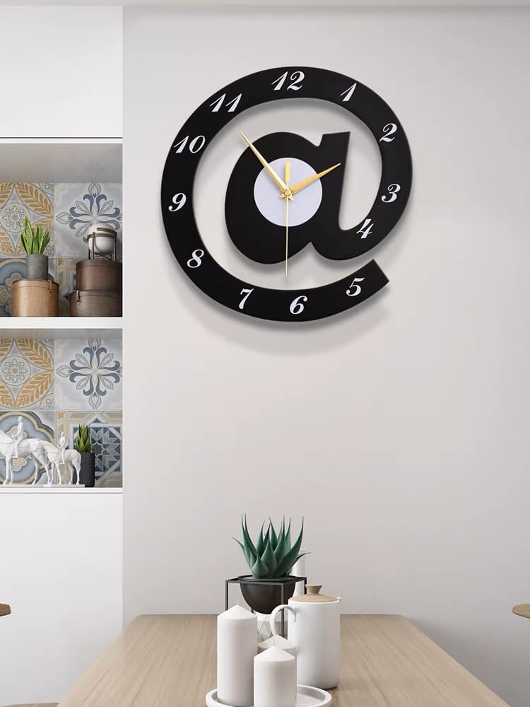 3D Wooden Wall Clock – Modern Decorative Home & Office Wall Art