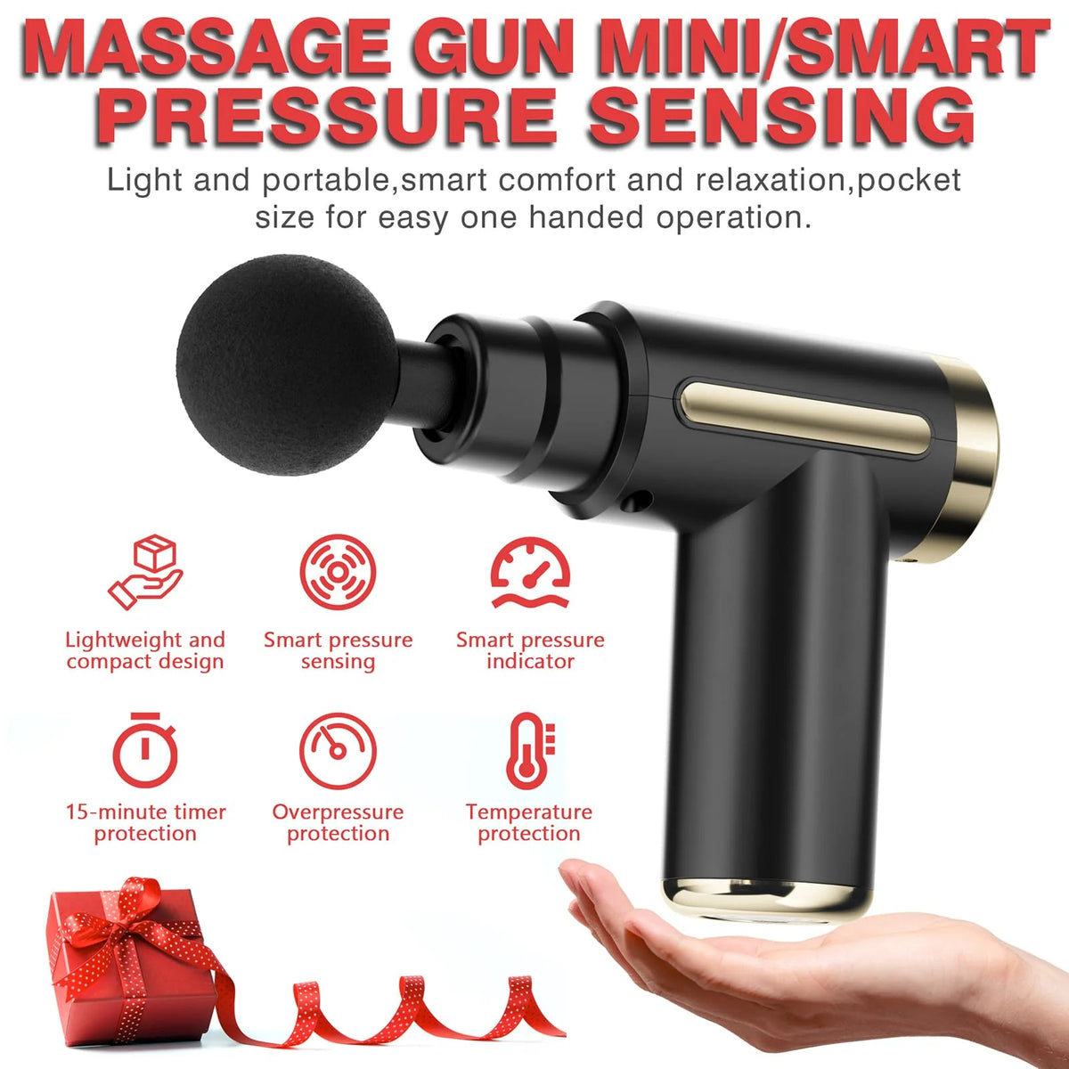 Professional Massage Gun – 4 Interchangeable Heads for Muscle Relaxation