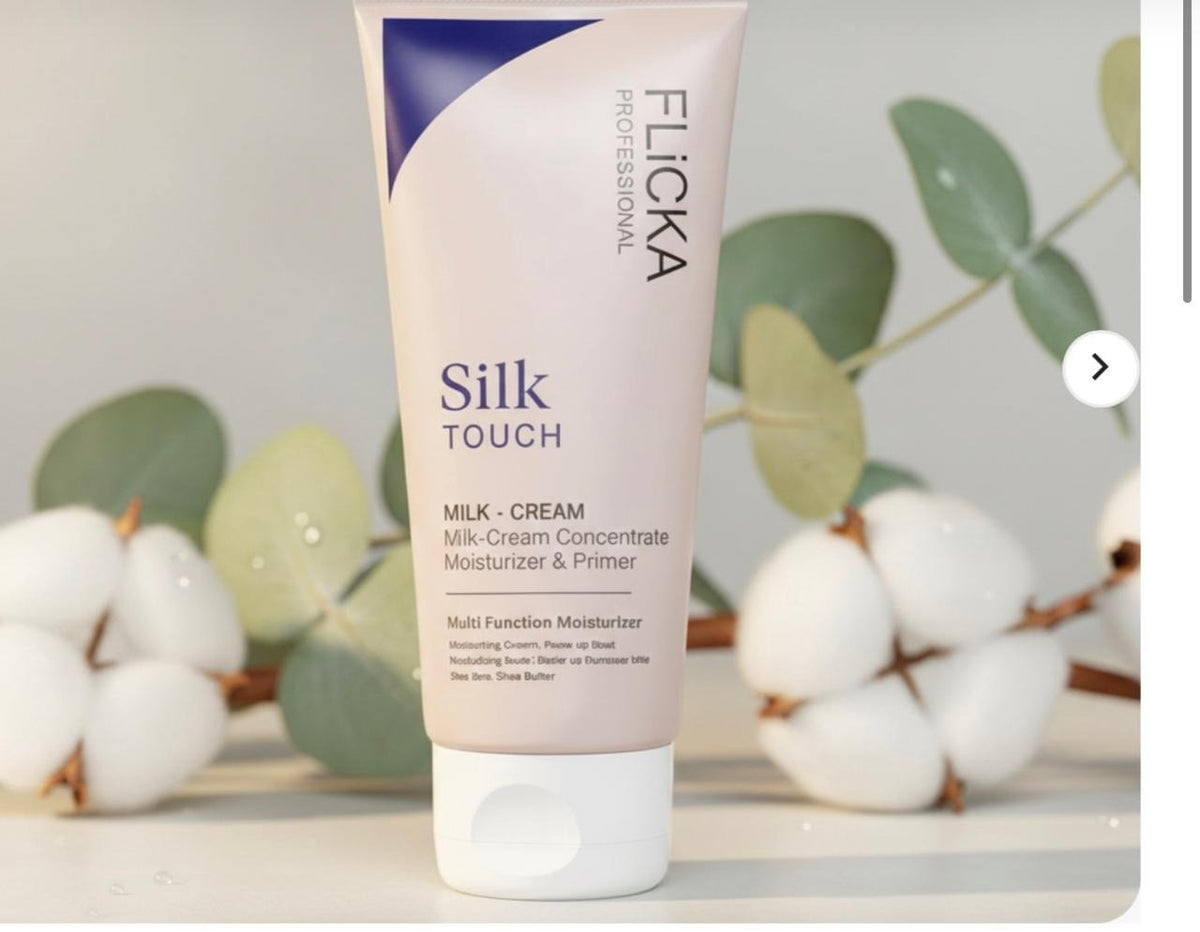 FLICKA Silk Touch Milk-Cream Concentrate 60g – 3-in-1 Moisturizer, Primer & Makeup Base