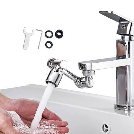 1080° Rotatable Faucet Extender – Multi-Angle Sink Water Sprayer