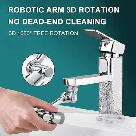 1080° Rotatable Faucet Extender – Multi-Angle Sink Water Sprayer