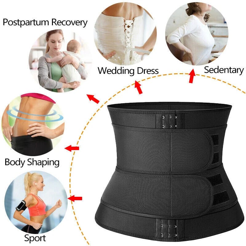 Adjustable Waist Trainer Belt – Tummy Support & Body Shaper for Men & Women