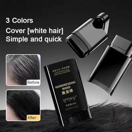 Instant Root Touch-Up Hair Color Stick – Black Temporary Gray Hair Cover