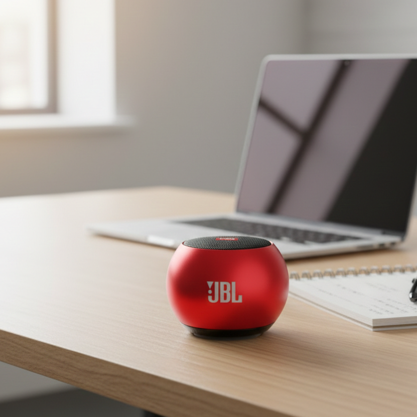 JBL M3 Mini Portable Bluetooth Speaker – Compact Wireless Speaker with Metal Finish