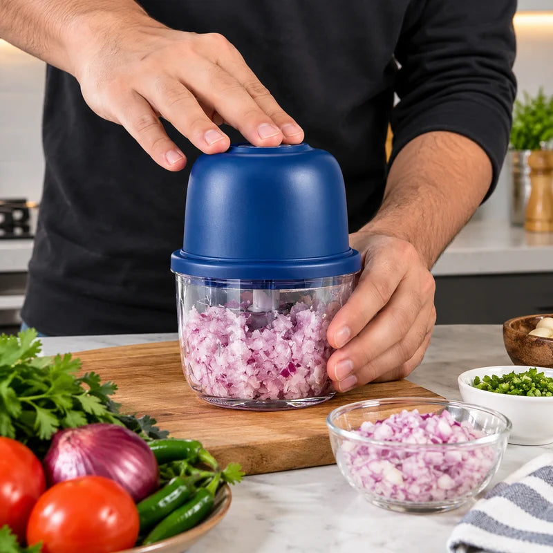 Mini Chopper Machine – Electric Food & Vegetable Chopper | Fast & Easy Kitchen Cutter